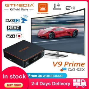 GTMEDIA Satellite Receiver FTA DVB-S/S2/S2X Sat TV Box FullHD Decoder WIFI H.265 - Picture 1 of 14