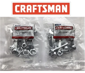 Juegos de llaves retubosas pulidas CRAFTSMAN 10 piezas pulgadas SAE - 10 piezas métricas elige un juego - Imagen 1 de 4