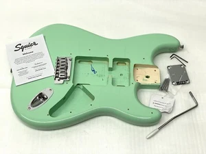 Fender Squier Strat 2-POINT TREMOLO BODY w/ HARDWARE Surf Green Affinity Guitar - Picture 1 of 23