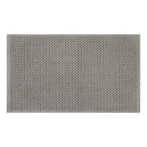 Signature Soft Cotton Looped Bath Mat, Soft Silver, 20" x 34" - Picture 1 of 6