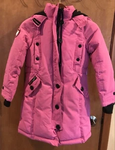 Girls 10/12 Canada Weather Gear PINK Insulated Winter Snow Rain Parka Jacket - Picture 1 of 16
