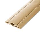 UT Wire 5 ft. Cord Protector with 3-Channels, Beige