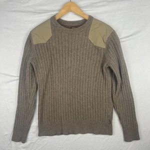 Patagonia Sweater Mens Small Brown Fog Cutter Wool Nylon Pullover Adult 50580 - Foto 1 di 13