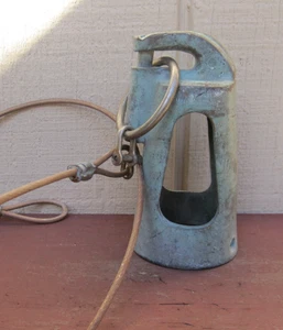 Spinnaker Pole end bronze fitting Trident vintage sailboat hardware 3" - Picture 1 of 6