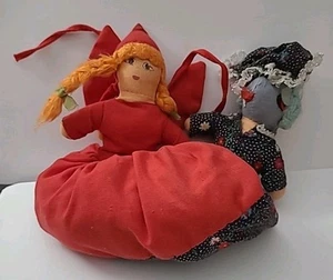 Muñeca Abatible Topsy Turvy De Colección Dippity Abatible Caperucita Roja Lobo Abuela 16" - Imagen 1 de 10