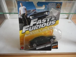 Mattel Fast & Furious Maserati Ghibli in Grey on blister - Picture 1 of 2