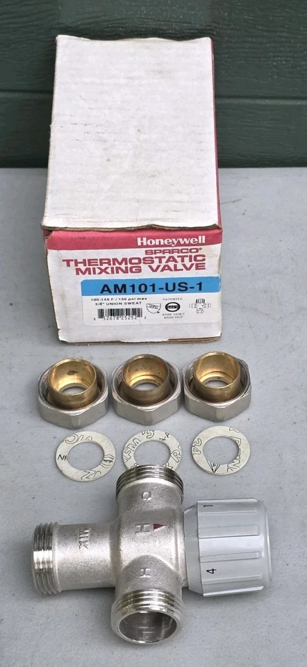 Honeywell Am101 Series Thermostatic Mixing Valve AM101US1