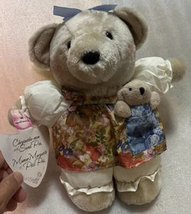 New With Tag, Hallmark Plush Chrysantha-Mom Stuffed Teddy Bear Sweet Pea 12" - Picture 1 of 1