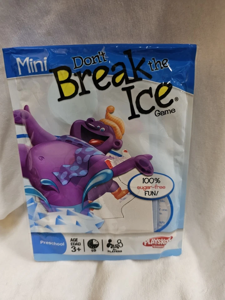 Mini Don't Break the Ice Juego COMPLETO Playskool 2008 Clásico Viaje Preescolar Foto 1 de 1