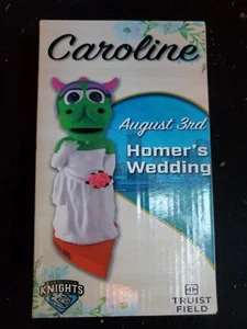 "Caroline" 2025 Boda a Homero Charlotte Knights Bobblehead Marca Nuevo en Caja - Imagen 1 de 5