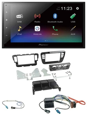 Pioneer USB Bluetooth DAB 2DIN MP3 Autoradio für Seat Mii Skoda CitiGo 11-16 pia - Bild 1 von 4