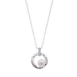 Collana Donna Lotus Silver LP3902-1/1 In Argento Con Perla Bianca - Foto 1 di 3