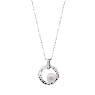 Collana Donna Lotus Silver LP3902-1/1 In Argento Con Perla Bianca - Immagine 1 di 3