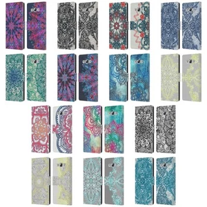 OFFICIAL MICKLYN LE FEUVRE MANDALA 3 LEATHER BOOK CASE FOR SAMSUNG PHONES 3 - Picture 1 of 18