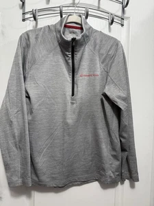 Vineyard Vines Pullover Oberteil Herren M Quarter Zip Performance Sweatshirt Grau Golf - Bild 1 von 23