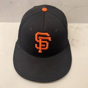 San Francisco Giants MLB Mütze schwarz orange Logo OC Sports tailliert S/M - Bild 1 von 6
