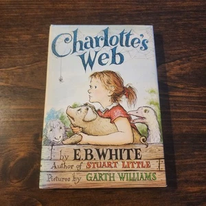 Charlotte's Web;  E. B. White, 1952 1st Ed. Later Printing $3.95 Dust Jacket  - Foto 1 di 15
