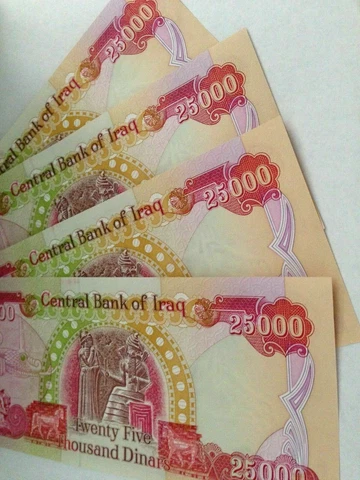 1,000,000 IRAQI DINAR - (40- 25K IQD Banknotes) Uncirculated, Authentic Currency Cover