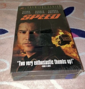 Speed VHS Tape NEW SEALED 1996 Keanu Reeves Sandra Bullock Rare NOS NIP - Picture 1 of 7