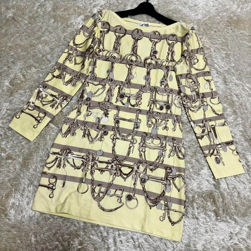 HERMÈS Autentico abito casual Hermes Paris taglia 42 XL vintage