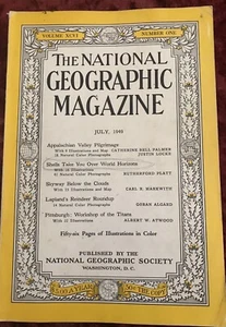 July 1949 National Geographic Appalachian Valley/Shells/Lapland’s Reindeer - Picture 1 of 7