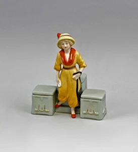 9937308 Gewürzmenage Frau Porzellan Dekofigur H15,5cm - Bild 1 von 2