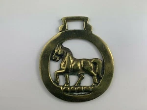Decorazione briglia cavallo medaglione ottone vintage - cavallo - Foto 1 di 4