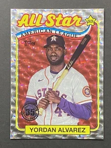 2024 Topps Silver Crackle Foil 35th Anniversary #89ASB-46 Yordan Alvarez Astros - Picture 1 of 7