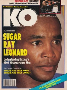 Sugar Ray Leonard KO Boxing Magazine July 1990 - Picture 1 of 2