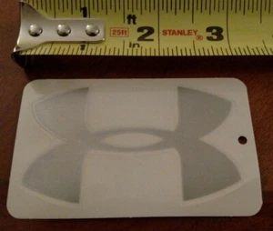 Under Armour Armor Silver Color Tactical Vinyl Sticker Decal OEM Original - Picture 1 of 1