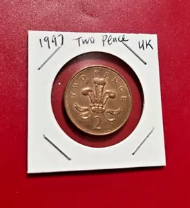 1997 TWO PENCE UK COIN - NICE WORLD COIN !!! - Picture 1 of 2