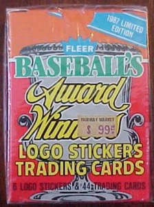 1987 Fleer Baseball Award Winners 44 Card Set Clemens, Sandberg, Ripken, Gooden - Picture 1 of 3
