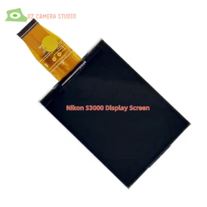 NUEVA Pantalla LCD Para Cámara Nikon Coolpix S3000 Reparación Pieza con Retroiluminación - Imagen 1 de 2