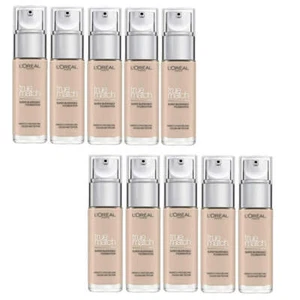 10x L'Oreal Paris True Match Super Blendable Liquid Foundation 30ml 1C Rose Ivor - Picture 1 of 5