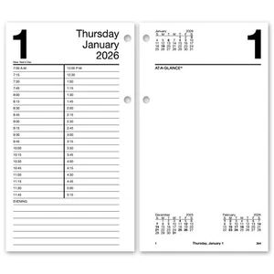 2026 At-A-Glance E210-50 Large Daily Calendar Refill, 4-1/2 x 8" - Picture 1 of 7