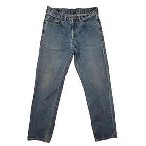 Vintage Levis 550 Jeans Mens 32x34 Relaxed Tapered Fit Blue Denim Zip Fly 90s - Picture 1 of 16
