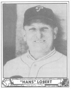 1986 1940 Play Ball Reprint #160 Hans Lobert NM-MT Phillies - Picture 1 of 2