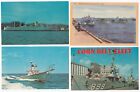 AMERICAN POSTCARDS OF NAVAL VESSELS; LOT OF 4