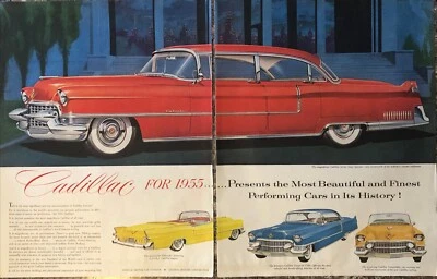 1955 Cadillac Series Sixty Special PRINT AD Beautiful Finest Performing VTG 50s - Image 1 of 4