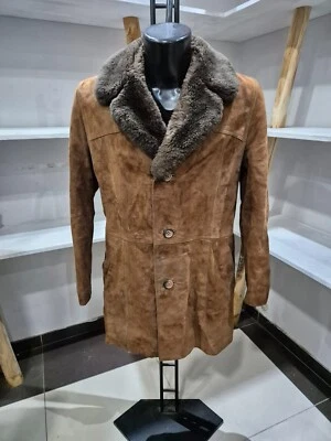 montone usato PRE-OWNED uomo man marrone tg.50 XYR473L - Immagine 1 di 4