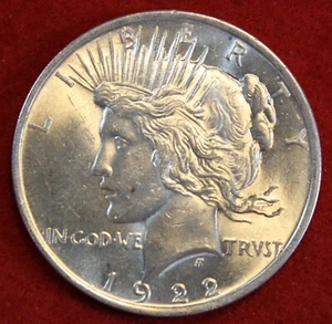 Moneda de plata 90 % dólar de la paz 1922-P de alto grado PE303 - Imagen 1 de 2