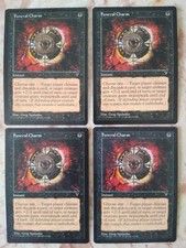 Funeral Charm x4 Visions 4x Playset Magic the Gathering MTG NM / LP