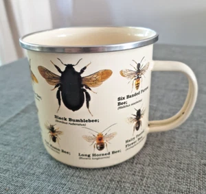 Gift Republic Bee Species Enamel Mug 2019 E381 - Picture 1 of 4