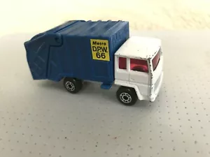 Camión de basura superrápido Matchbox No. 36 Hecho en Macao 1979 - Imagen 1 de 4