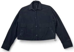 Lululemon Simply Effortless Jacket Womens 4 Black Water Repellent Windproof - Picture 1 of 15