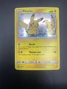 Pikachu - SM162 - 2019 Sun and Moon Black Star Holo Promo - LP - Imagen 1 de 3