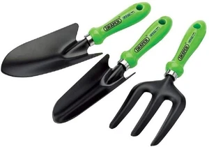 JUEGO DE HERRAMIENTAS MANUALES HORQUILLA Y PALETA JARDINERÍA 3 PIEZAS Plantas/Flores para desmalezar 83972 - Imagen 1 de 1