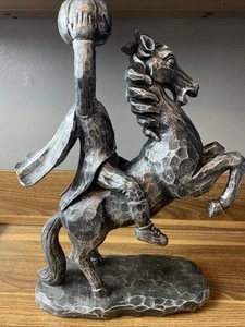 Spooky Night Headless Horseman 18" Statue Neu Halloween beschädigt am Schwanz - Bild 1 von 6