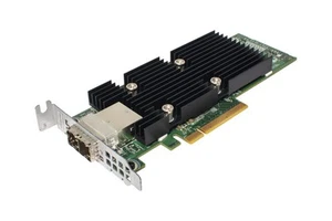 Adaptateur HBA SAS Dell 9300-8E PCI-E 3.0x8 2xSFF-8644 12Go SAS T93GD - Photo 1/2