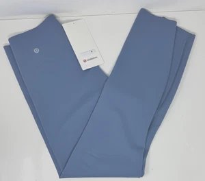 Lululemon Glow Up HR Tight 25” WSDN Washed Denim Blue Size 8 Running Leggings - Picture 1 of 3